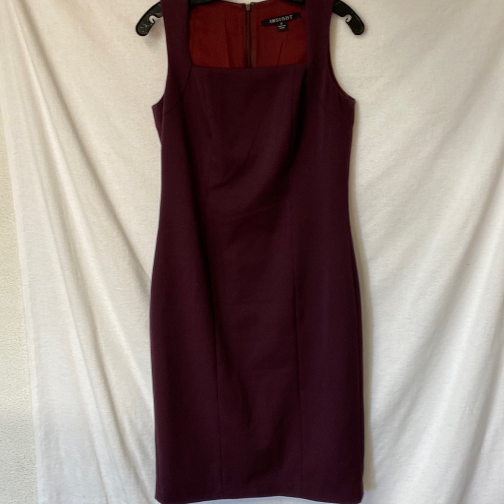 Insight Dress , plum color